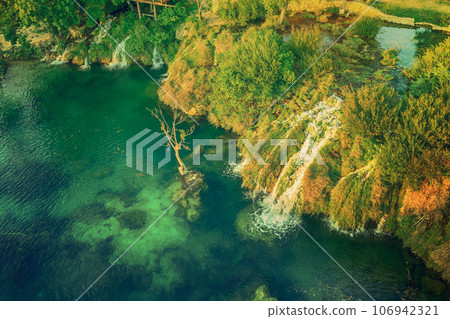 Waterfalls at Croatia 106942321