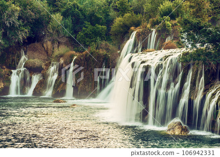 Waterfalls at Krka 106942331