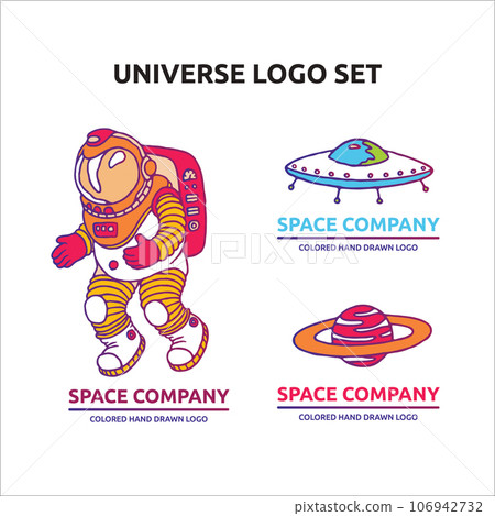 Set of galaxy cosmic elements astronaut, spaceship, planet univerce vector cartoon illustration space cosmos. Vector illustration Set of galaxy cosmic elements astronaut, spaceship, planet univerce vector cartoon illustration space cosmos. Vector illustration 106942732
