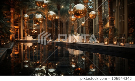 Professional background for the New Year celebration 106944343