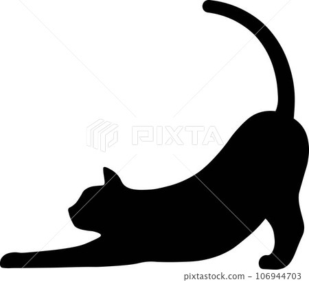 Cat pet animal silhouette 106944703