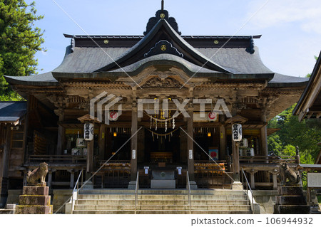 新潟縣長岡市遊急町青芝神社參拜殿 106944932