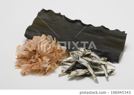 Konbu, bonito flakes, 106945343
