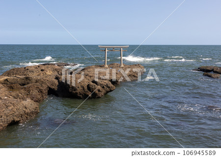 Oarai Coast Kamiiso Torii 106945589