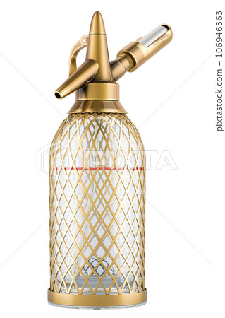 Soda Siphon, siphon. 3D rendering 106946363