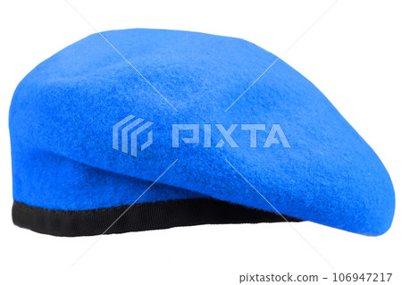 Army uniform blue beret 106947217