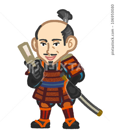 Illustration of a military commander inspired by Toyotomi Hideyoshi Illustration of a military commander inspired by Toyotomi Hideyoshi 106950080
