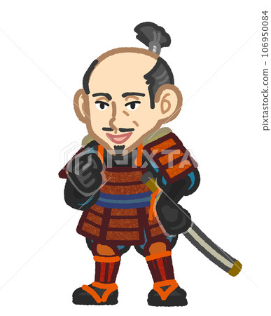 Illustration of a military commander inspired by Toyotomi Hideyoshi Illustration of a military commander inspired by Toyotomi Hideyoshi 106950084
