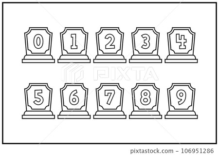 Versatile Collection of Tombstone Numbers for Various Uses 106951286