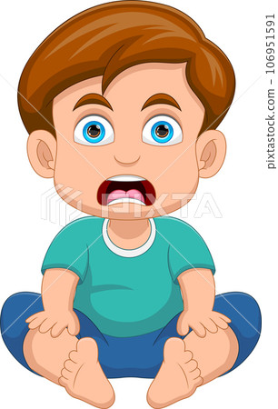 cute little boy shocked cartoon cute little boy shocked cartoon 106951591