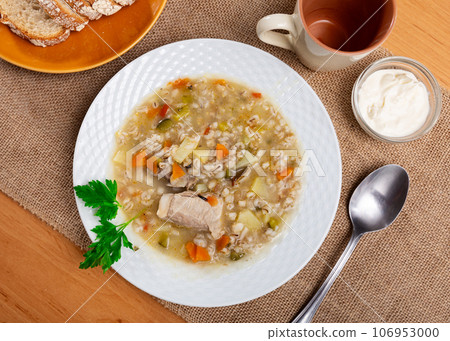 Traditional Russian soup Rassolnik Traditional Russian soup Rassolnik 106953000