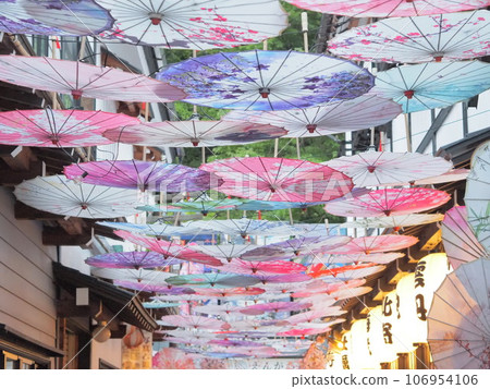 Summer Otaru Japanese Umbrella Sky 106954106