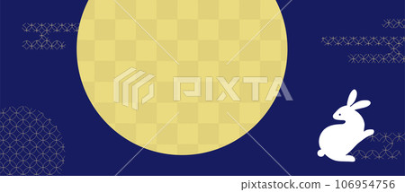 十五夜賞月兔插畫中秋豐月 106954756