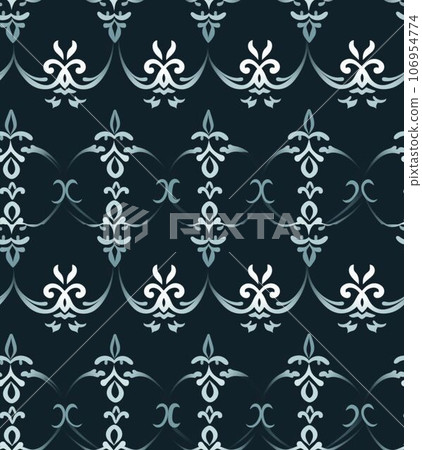 seamless pattern with art ornament seamless pattern with art ornament 106954774