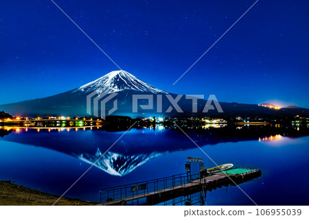 富士山、夜景~河口湖~ 富士山、夜景~河口湖~ 106955039