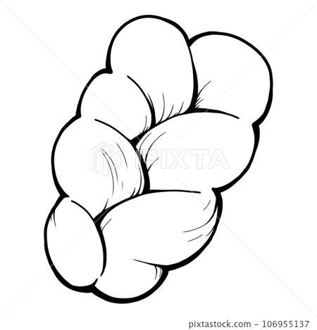 braided bread line braided bread line 106955137
