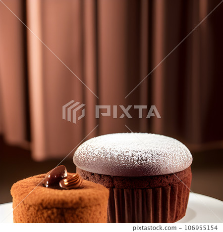 Patit gateau delicious dessert chocolate cakes, pudding melted syrup chocolate pie tasty 106955154