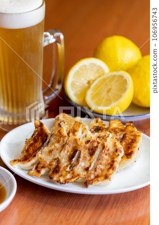 lemon gyoza lemon gyoza 106956743
