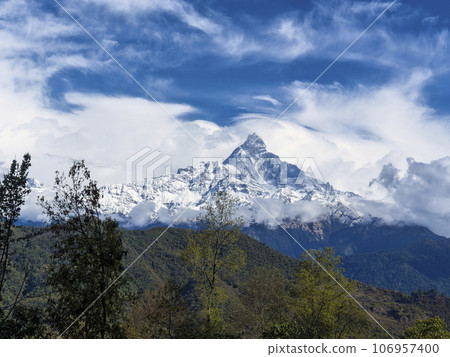 Mt. Machhapuchhare，尼泊爾 106957400
