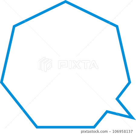 icy speech bubble icy speech bubble 106958137