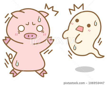 萬聖節豬被鬼嚇到了 106958447