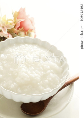 white porridge breakfast white porridge breakfast 106958468