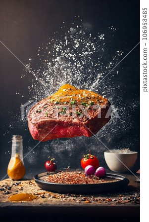 Grilled meat  106958485