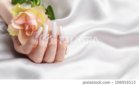 Stylish trendy female manicure. 106958513