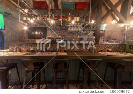 Interior of a modern restaurant 106959672