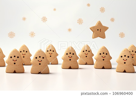 用軟木塞表達的平安夜圖像（3D） 106960400