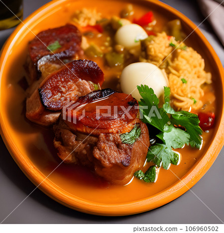 Beef Leg Slice with marrow tasty, steak Ossobuco alla Milanese with vegetable Beef Leg Slice with marrow tasty, steak Ossobuco alla Milanese with vegetable 106960502