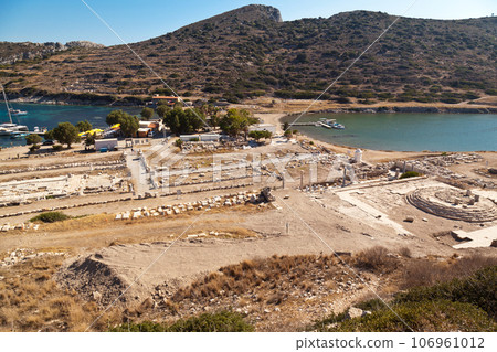 Ruins of Knidos, one of the oldest ancient cities of Anatolia, Turkey Mugla Datca, June 26 2023 106961012
