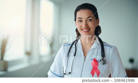 Female doctor in medical office 106961996