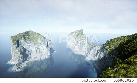 Panoramic View Of The Traelanipan Cliff Panoramic View Of The Traelanipan Cliff 106962020