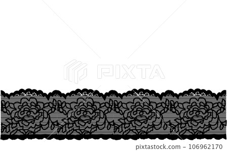black gothic lace ornament 106962170