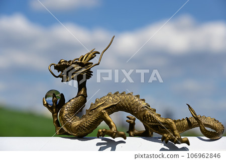 blue sky and dragon 106962846