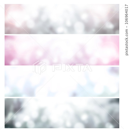 Set of banners with blurred background of light gray, blue and pink color. Collection of horizontal or vertical banner with bokeh abstract light Set of banners with blurred background of light gray, blue and pink color. Collection of horizontal or vertical banner with bokeh abstract light 106964017