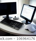 辦公室電腦的插圖 106964176