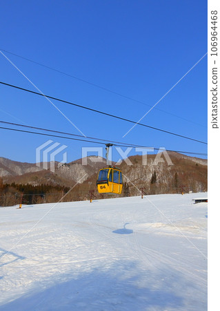 Zao Onsen Ski Resort Zao Sky Cable Upper Platform Slope Zao Rime 106964468