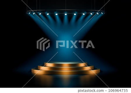 3d presentation pedestal 106964735
