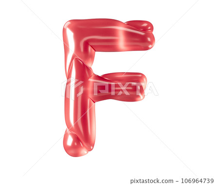 Letters made of bizarre balloons Letters made of bizarre balloons 106964739