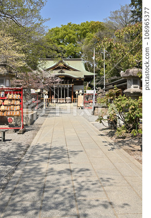 川口步行:青木冰川神社參拜殿 川口市青木市入口 川口步行:青木冰川神社參拜殿 川口市青木市入口 106965377