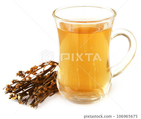 Ayurvedic medicinal Chirata with herbal juice 106965675