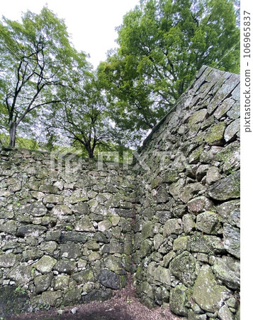 Tsuyama castle high stone wall Tsuyama castle high stone wall 106965837