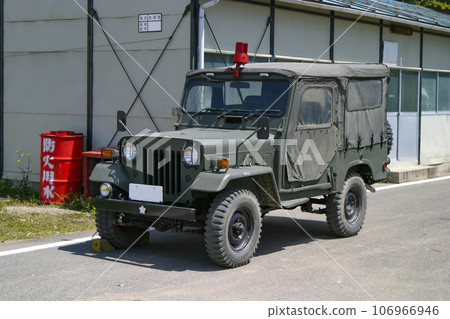 Parked Ground Self-Defense Force small truck 106966946
