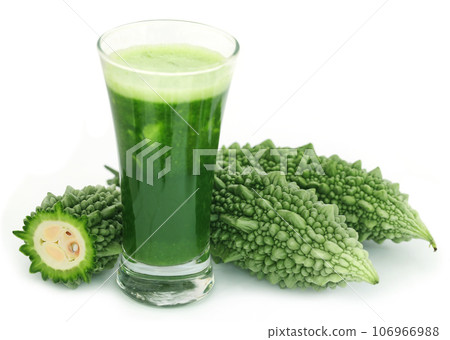Herbal juice of green momodica 106966988
