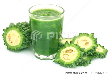 Herbal juice of green momodica 106966996