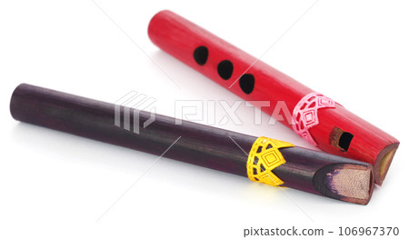 Bamboo flute of Indian subcontinent Bamboo flute of Indian subcontinent 106967370