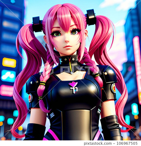 Anime style girl idol 106967505