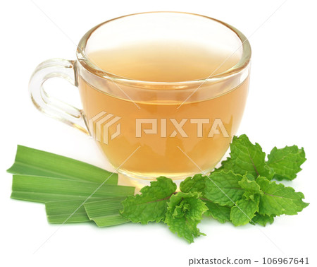 Herbal tea in a cup Herbal tea in a cup 106967641